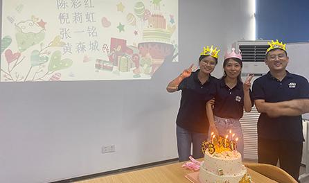 xiamen juci company birthday party